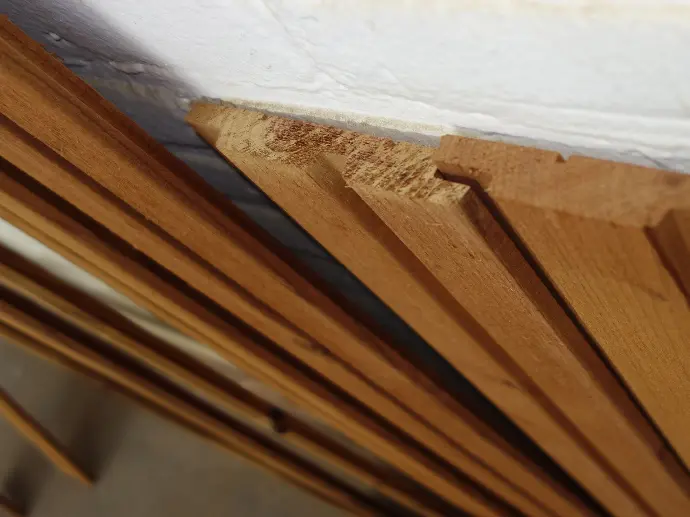 Thermowood Vuren Dubbel Rhombus - behandeld, 3000mm, 18x140