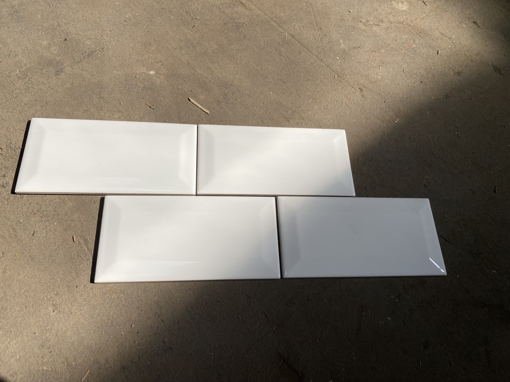 YURTBAY SERAMIK Wandtegel Metro Classic Ivoor 7,5x15 cm glans