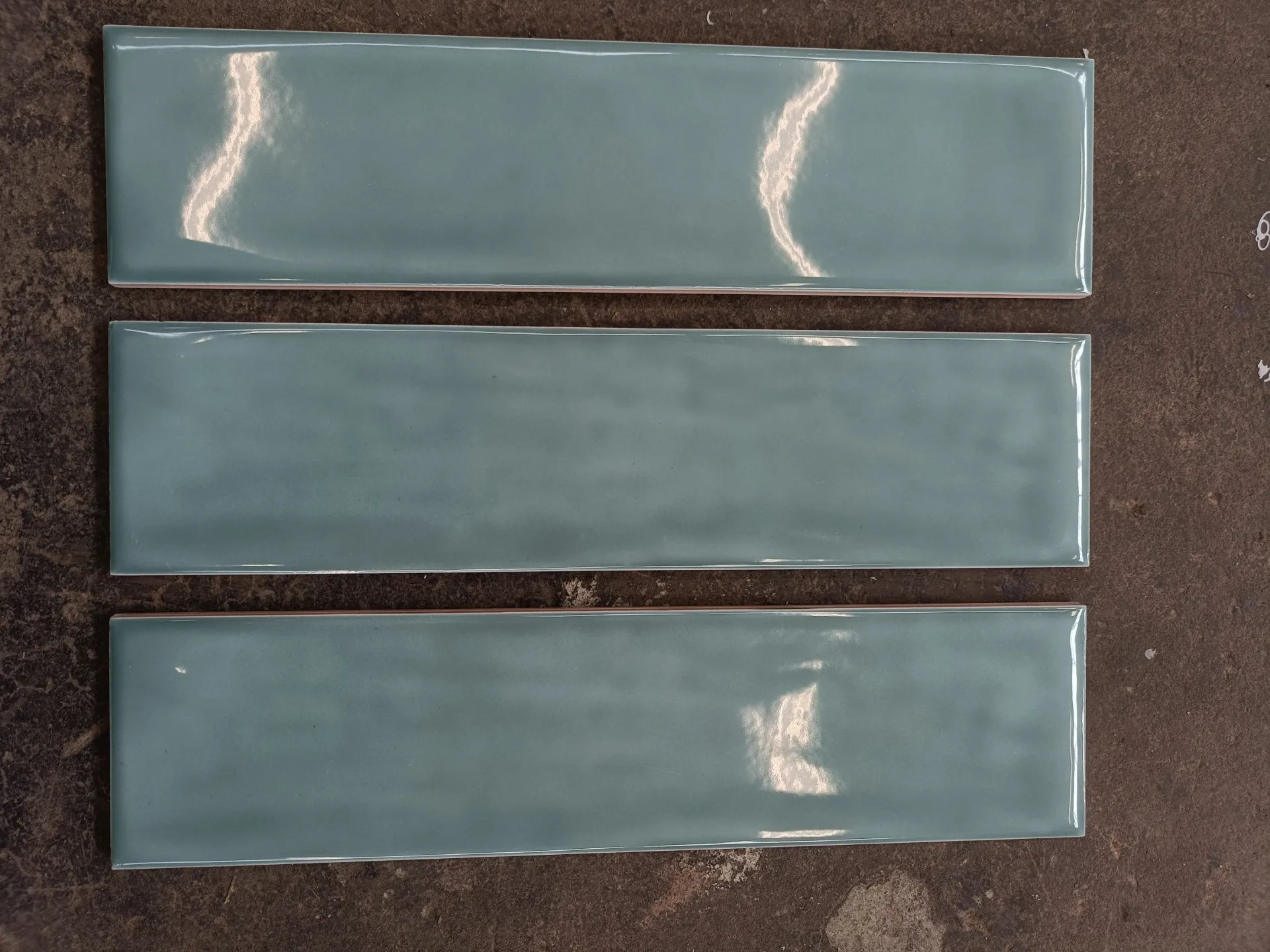 Cifre wandtegel blauwgroen 7,5x30cm