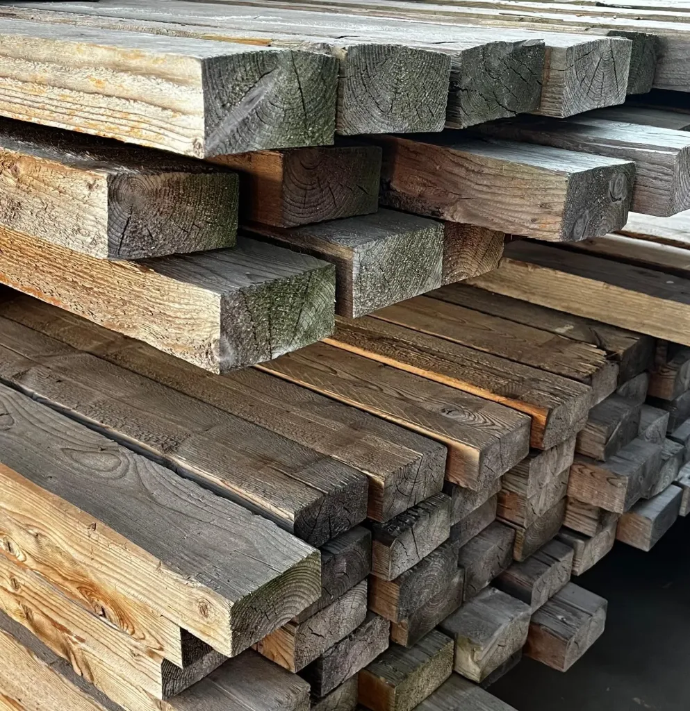Thermisch vuren balk 100x48 p/m ongeschaafd - Platowood